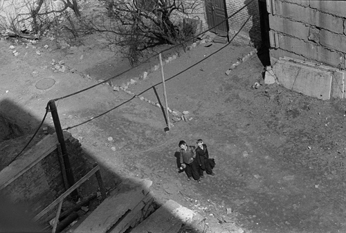 Мы с Борей возвращаемся из школы